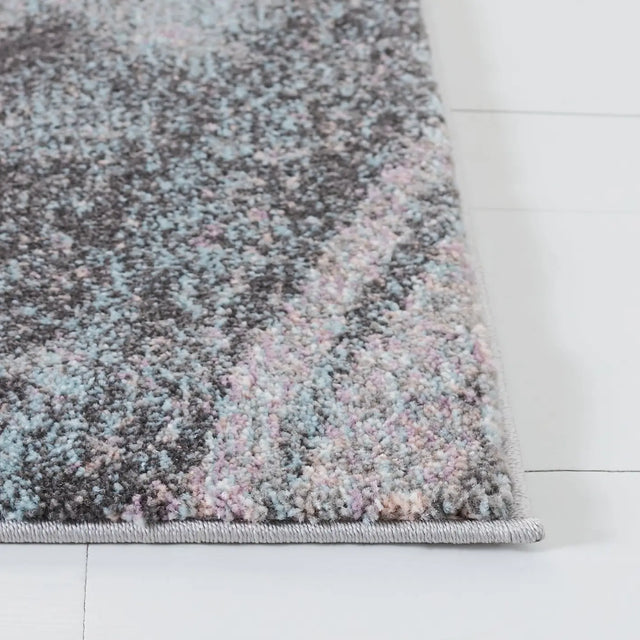 Safavieh Glacier 4'-0" x 6'-0" Rug in Pink / Blue