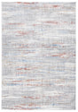 Safavieh Shivan 100 4'-0" x 6'-0" Rug in Light Grey / Rust