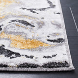 Safavieh Amelia 4'-5" x 6'-5" Rug in Charcoal / Gold