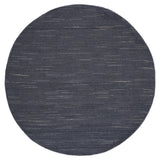 Safavieh Kilim 6'-0" x 6'-0" Rug in Dark Grey