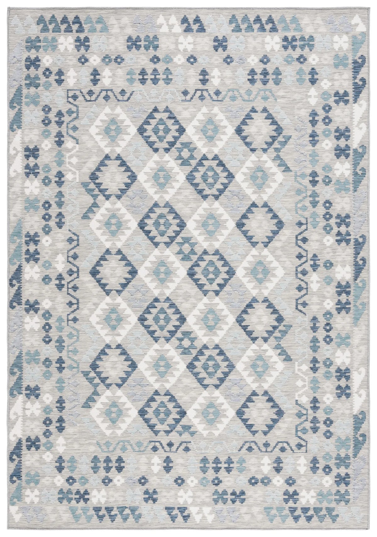 Safavieh Sunrise 5'-3" x 7'-7" Rug in Grey / Blue Ivory