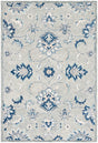 Safavieh Micro-Loop 4'-0" x 6'-0" Rug in Grey / Blue