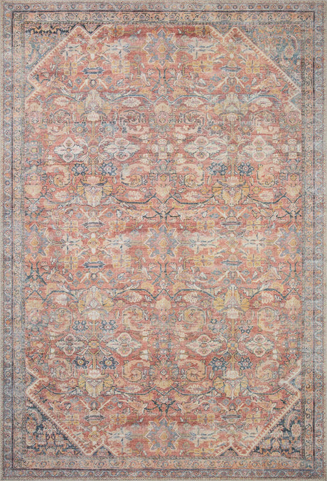 Loloi Adrian Adr-02 Rust/Denim Rug - main flat