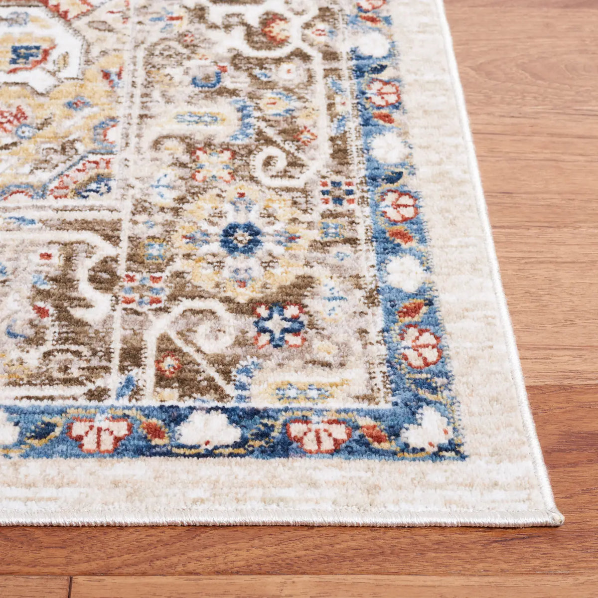 Safavieh Olympia 4'-0" x 6'-0" Rug in Beige / Blue
