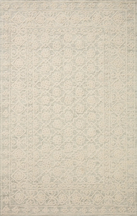 Loloi Cecelia Cec-01 Mist/Ivory Rug - main flat