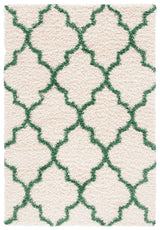 Safavieh Venus Shag 500 4'-0" x 6'-0" Rug in Ivory / Green