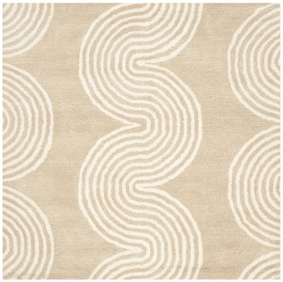 Safavieh Chatham 5'-0" x 5'-0" Rug in Beige / Ivory