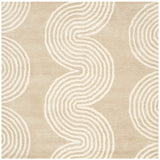 Safavieh Chatham 5'-0" x 5'-0" Rug in Beige / Ivory