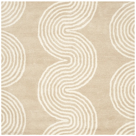 Safavieh Chatham 5'-0" x 5'-0" Rug in Beige / Ivory