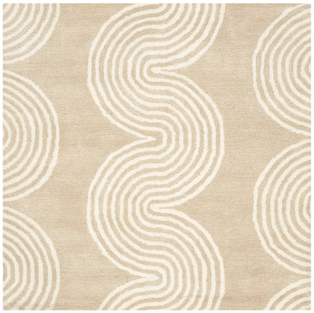 Safavieh Chatham 5'-0" x 5'-0" Rug in Beige / Ivory