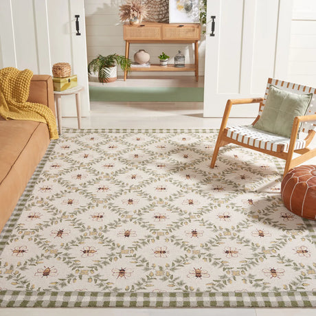 Safavieh Chelsea 10'-0" x 14'-0" Rug in Ivory / Green
