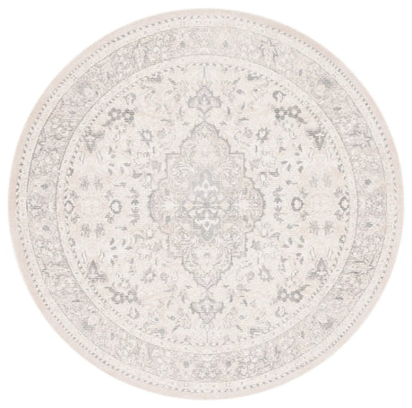 Safavieh Restoration Vintage 6'-0" x 6'-0" Rug in Grey / Ivory