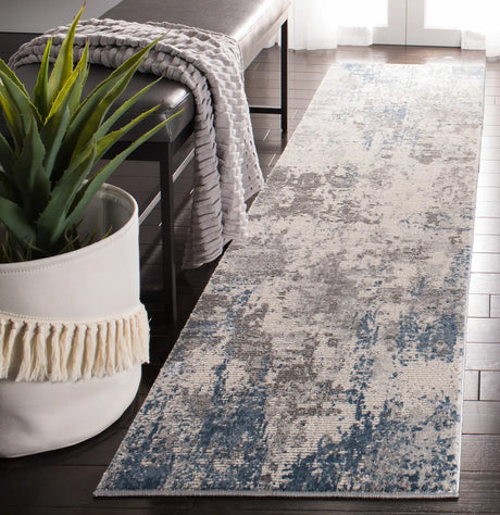 Safavieh Invista 2'-0" x 8'-0" Rug in Grey / Blue