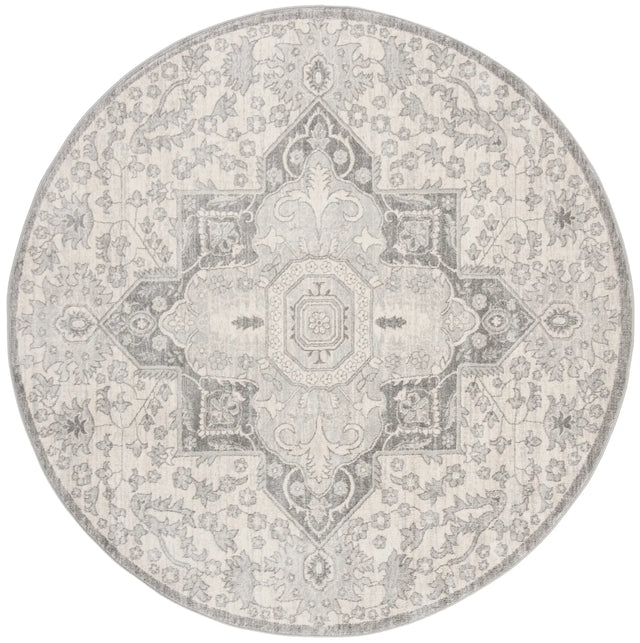 Safavieh Brentwood 5'-0" x 5'-0" Rug in Grey / Cream