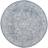 Safavieh Courtyard 6'-7" x 6'-7" Rug in Navy / Grey