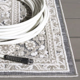 Safavieh Cabana 4'-0" x 6'-0" Rug in Grey / Ivory