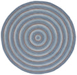 Safavieh Braided 5'-0" x 5'-0" Rug in Blue / Grey