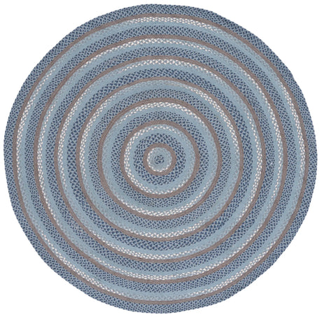 Safavieh Braided 5'-0" x 5'-0" Rug in Blue / Grey