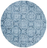 Safavieh Abstract 6'-0" x 6'-0" Rug in Blue