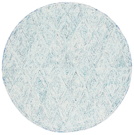 Safavieh Capri 7'-0" x 7'-0" Rug in Blue / Ivory