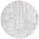 Safavieh Opal 6'-7" x 6'-7" Rug in Ivory / Dark Grey
