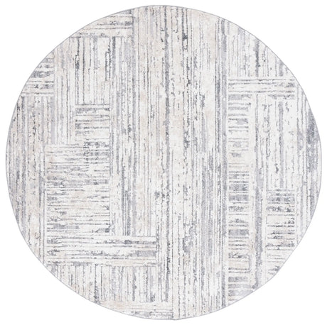 Safavieh Opal 6'-7" x 6'-7" Rug in Ivory / Dark Grey