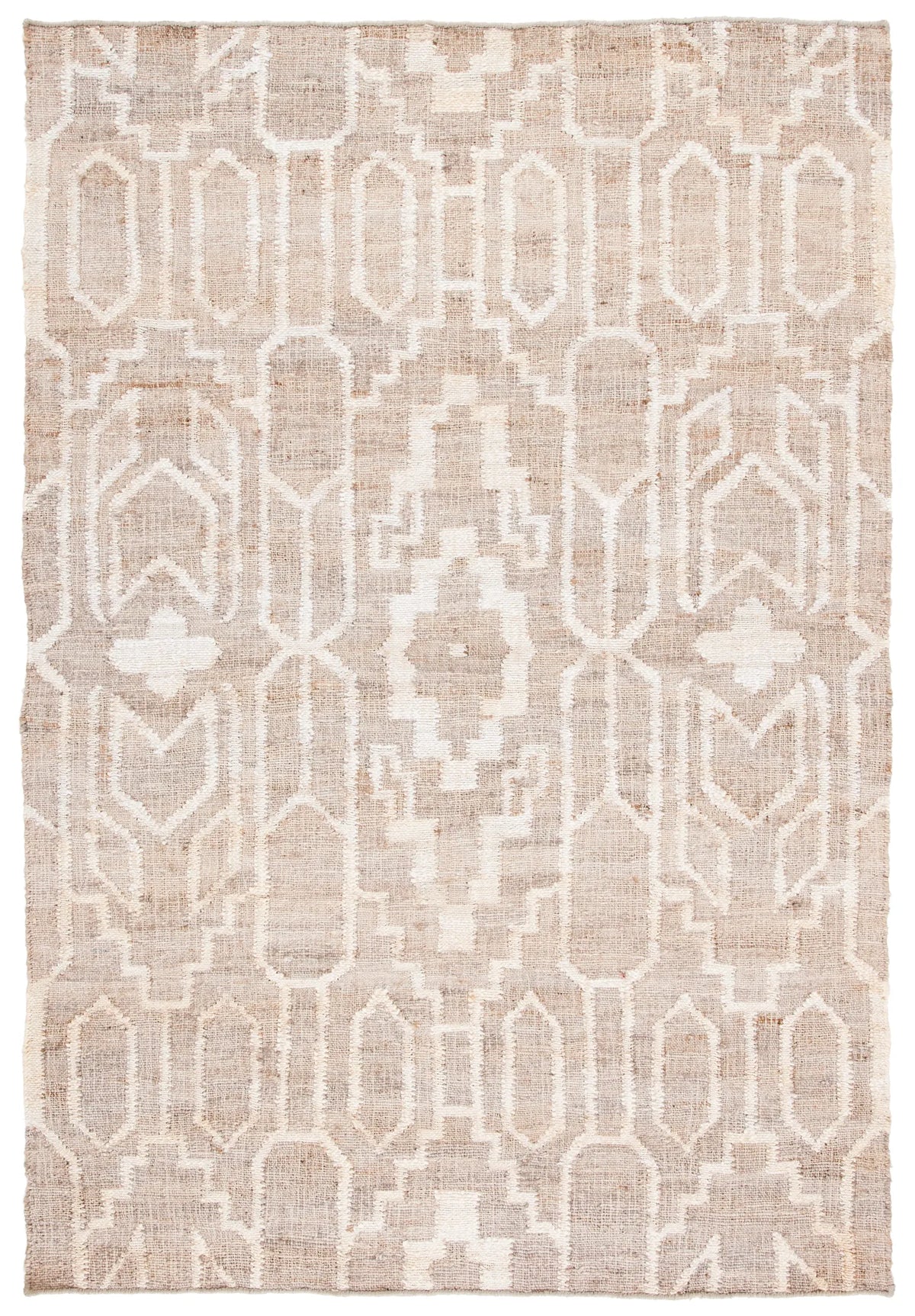 Safavieh Natural Fiber 4'-0" x 6'-0" Rug in Grey / Ivory
