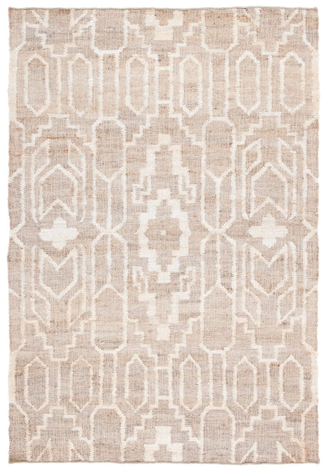 Safavieh Natural Fiber 4'-0" x 6'-0" Rug in Grey / Ivory