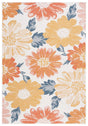 Safavieh Sunrise 4'-0" x 5'-7" Rug in Ivory / Rust Gold