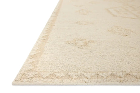 Loloi Alara ALR-02 Traditional Hand Woven Ivory, Natural Rug - rug corner