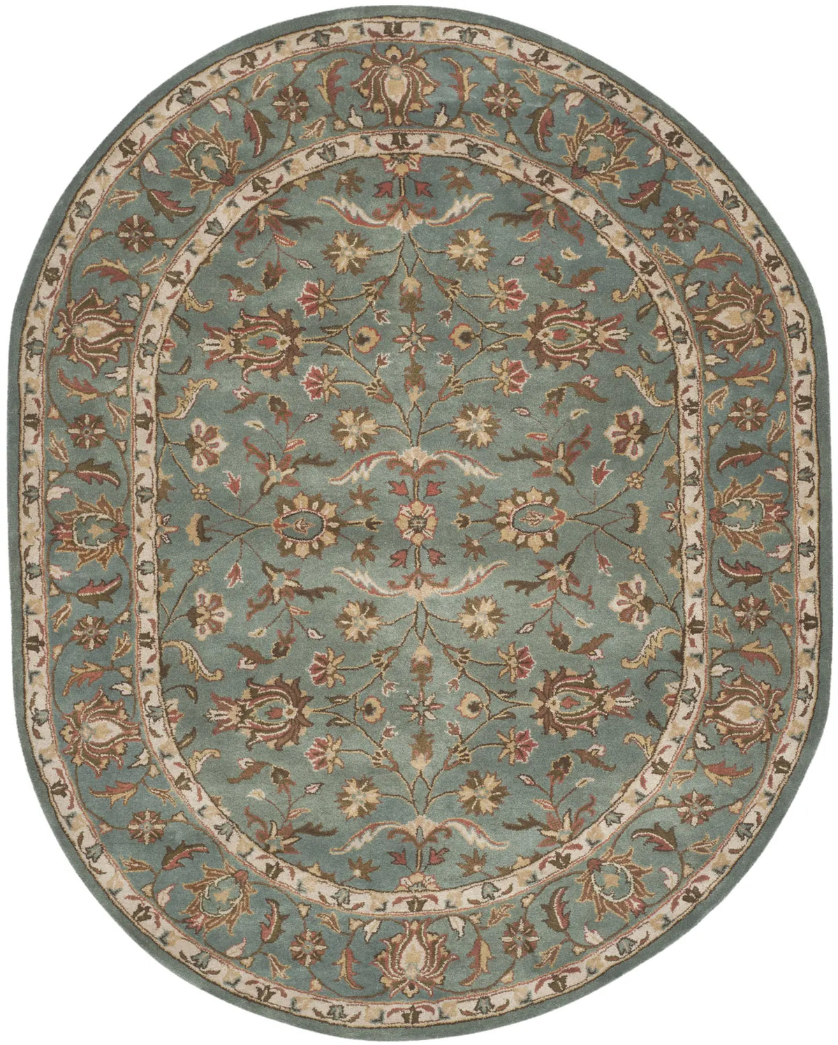 Safavieh Heritage 7'-6" x 9'-6" Rug in Blue / Blue