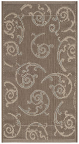 Safavieh Courtyard 2'-0" x 3'-7" Rug in Dark Beig / Beige