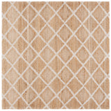 Safavieh Natural Fiber 6'-6" x 6'-6" Rug in Natural / Ivory