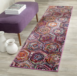 Safavieh Monaco 2'-2" x 8'-0" Rug in Pink / Multi
