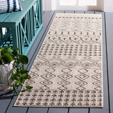 Safavieh Global 2'-2" x 8'-0" Rug in Beige / Dark Beig