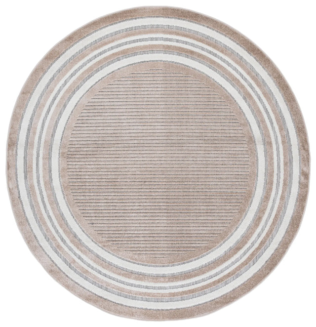 Safavieh Cabana 6'-7" x 6'-7" Rug in Beige / Ivory