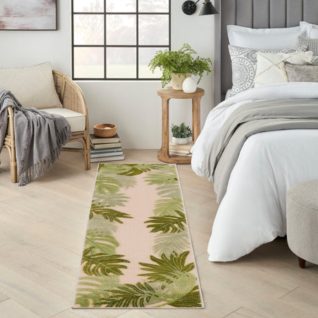 Nourison Aloha Alh40 Ivory Green Area Rug