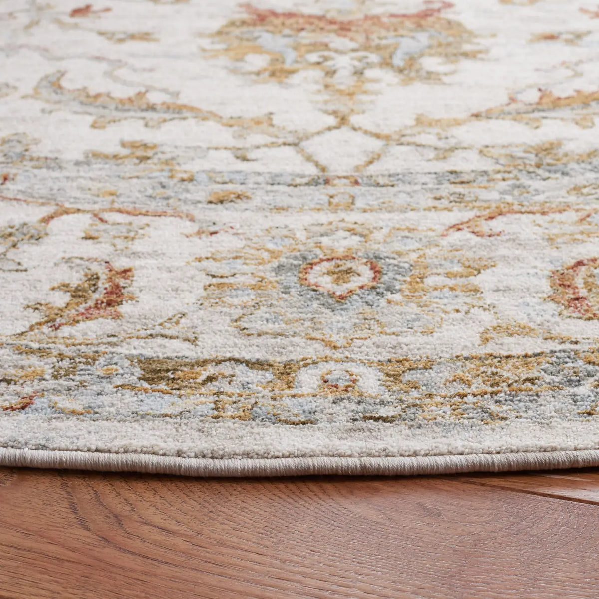 Safavieh Hamilton 6'-7" x 6'-7" Rug in Ivory / Rust