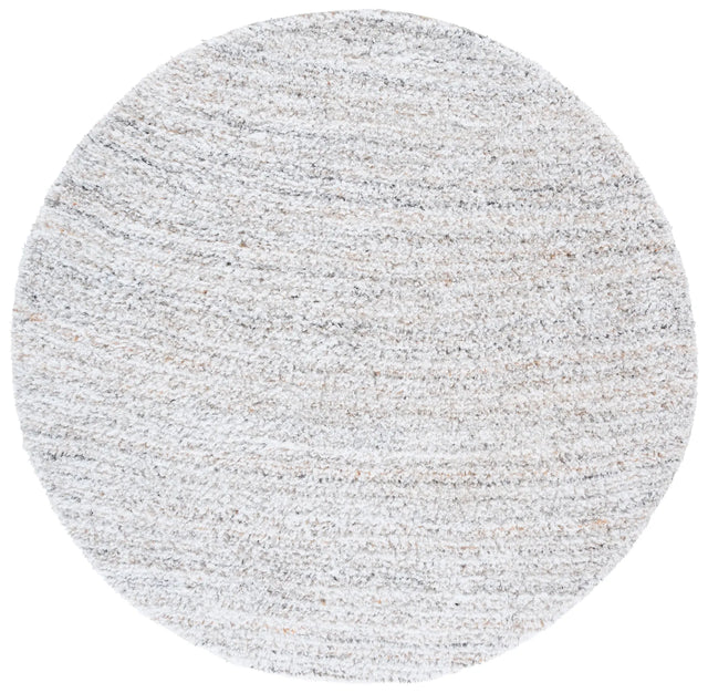 Safavieh Glory Shag 6'-0" x 6'-0" Rug in Ivory / Beige