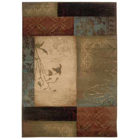 Oriental Weavers Sphinx Hudson 040a1 Beige / Green Rugs - main flat
