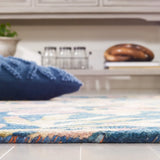 Safavieh Blossom 4'-0" x 6'-0" Rug in Blue / Plum