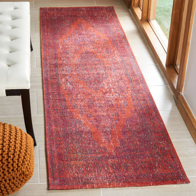 Safavieh Classic Vintage 2'-4" x 8'-0" Rug in Orange / Red