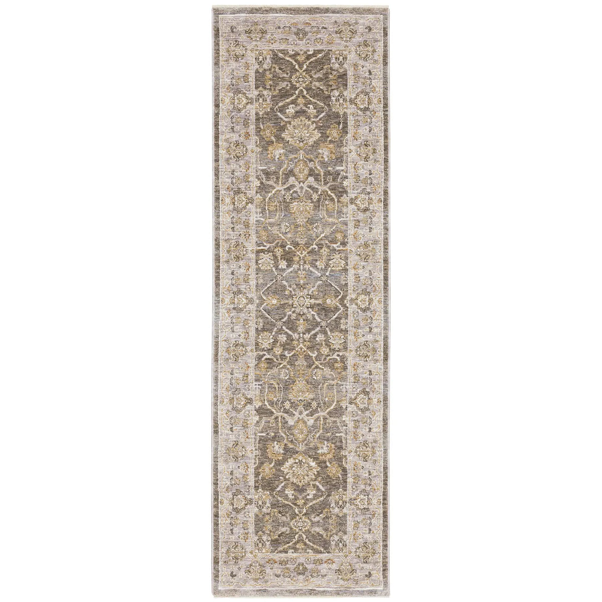 Oriental Weavers Sphinx Maharaja 040M1 Grey/Gold Rugs - runner