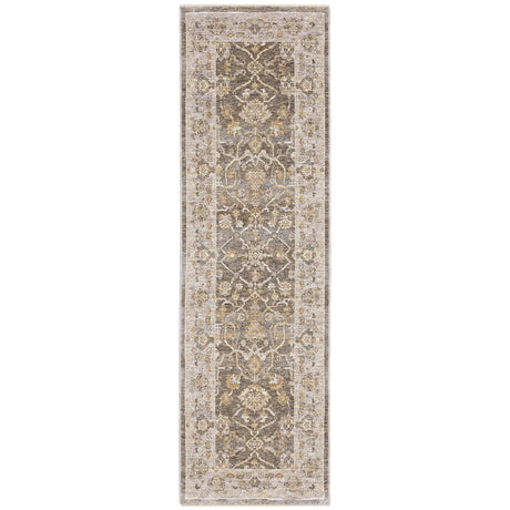 Oriental Weavers Sphinx Maharaja 040M1 Grey/Gold Rugs - runner