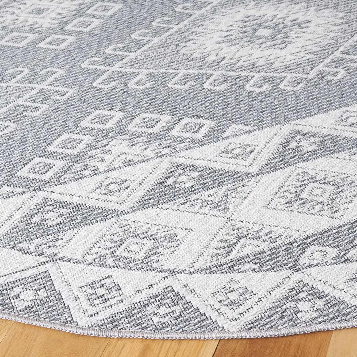Safavieh Prairie 300 6'-7" x 6'-7" Rug in Blue / Grey