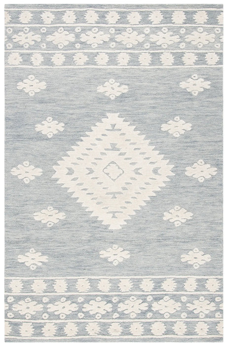 Safavieh Aspen 4'-0" x 6'-0" Rug in Light Grey / Ivory