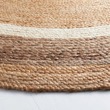 Safavieh Natural Fiber 6'-0" x 6'-0" Rug in Natural / Grey/Ivory