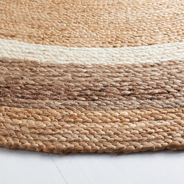 Safavieh Natural Fiber 6'-0" x 6'-0" Rug in Natural / Grey/Ivory