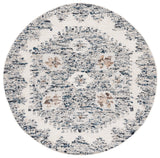 Safavieh Manhattan 6'-0" x 6'-0" Rug in Ivory / Blue