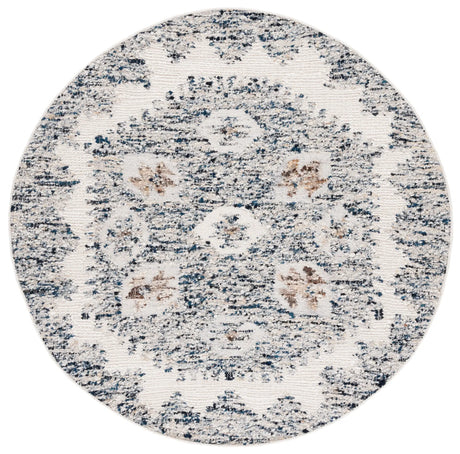 Safavieh Manhattan 6'-0" x 6'-0" Rug in Ivory / Blue